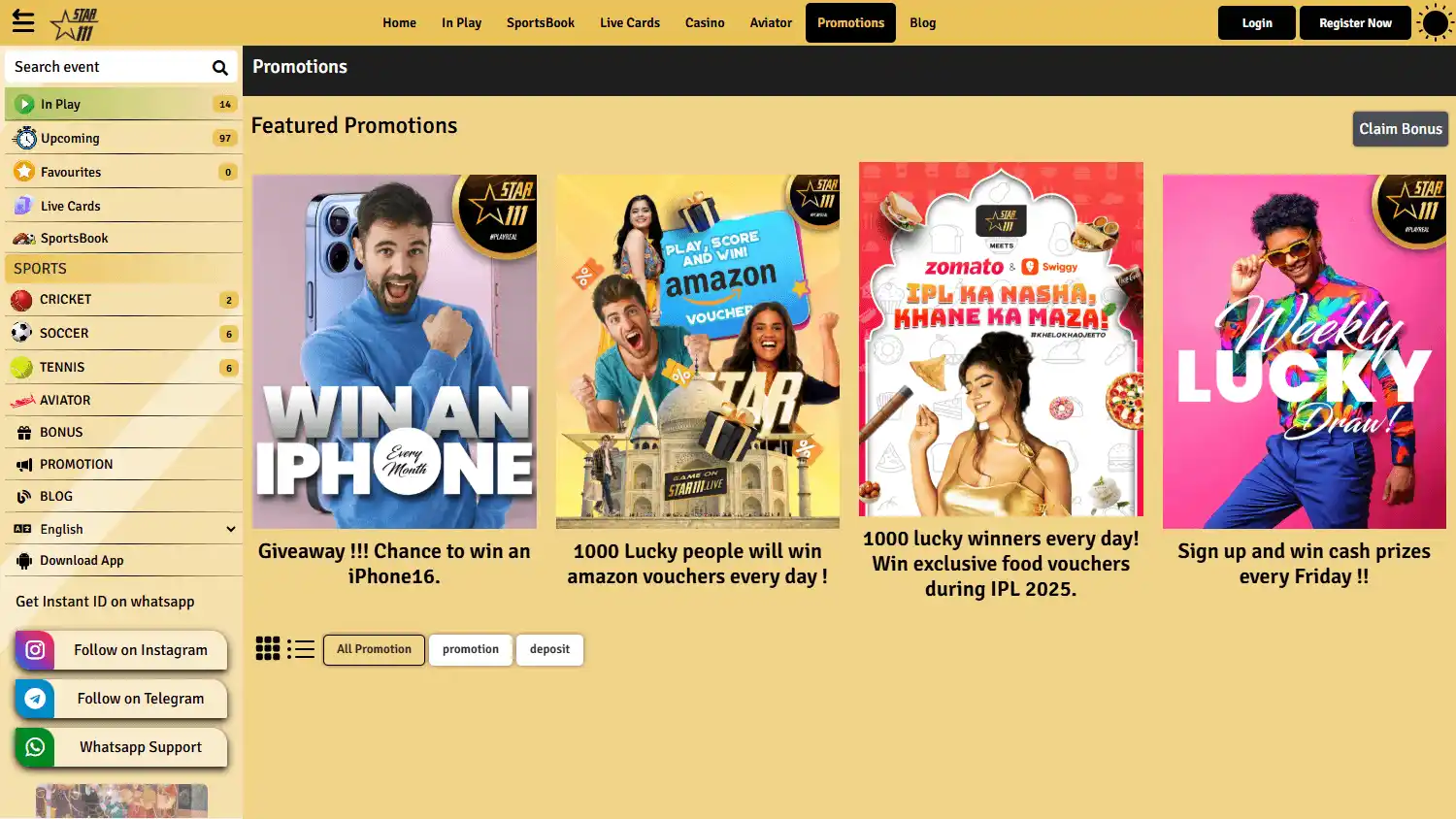 Star111 Casino screenshot 3