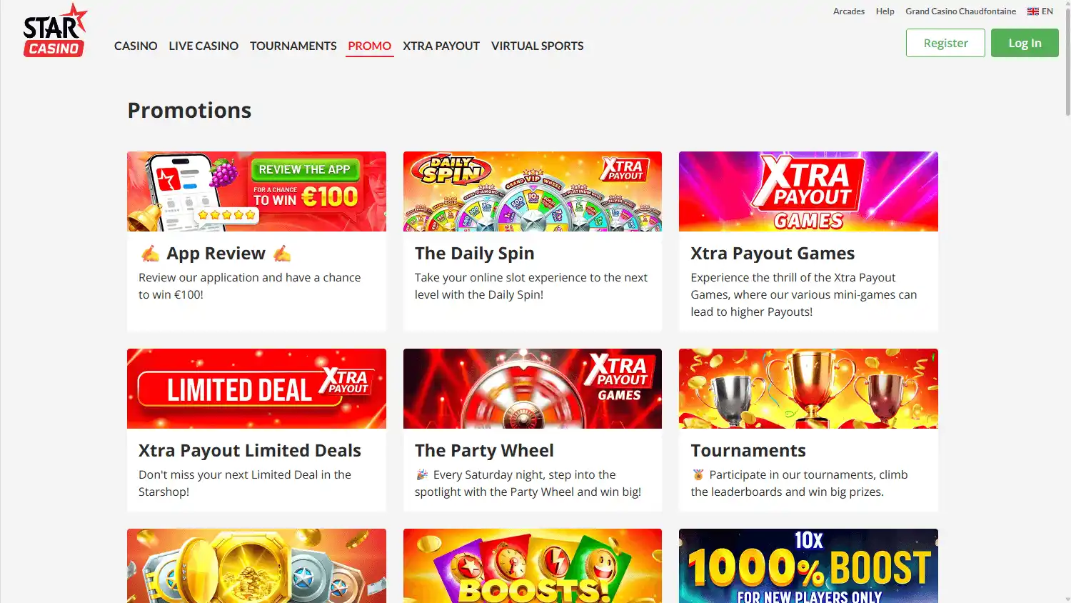 Starcasino screenshot 3