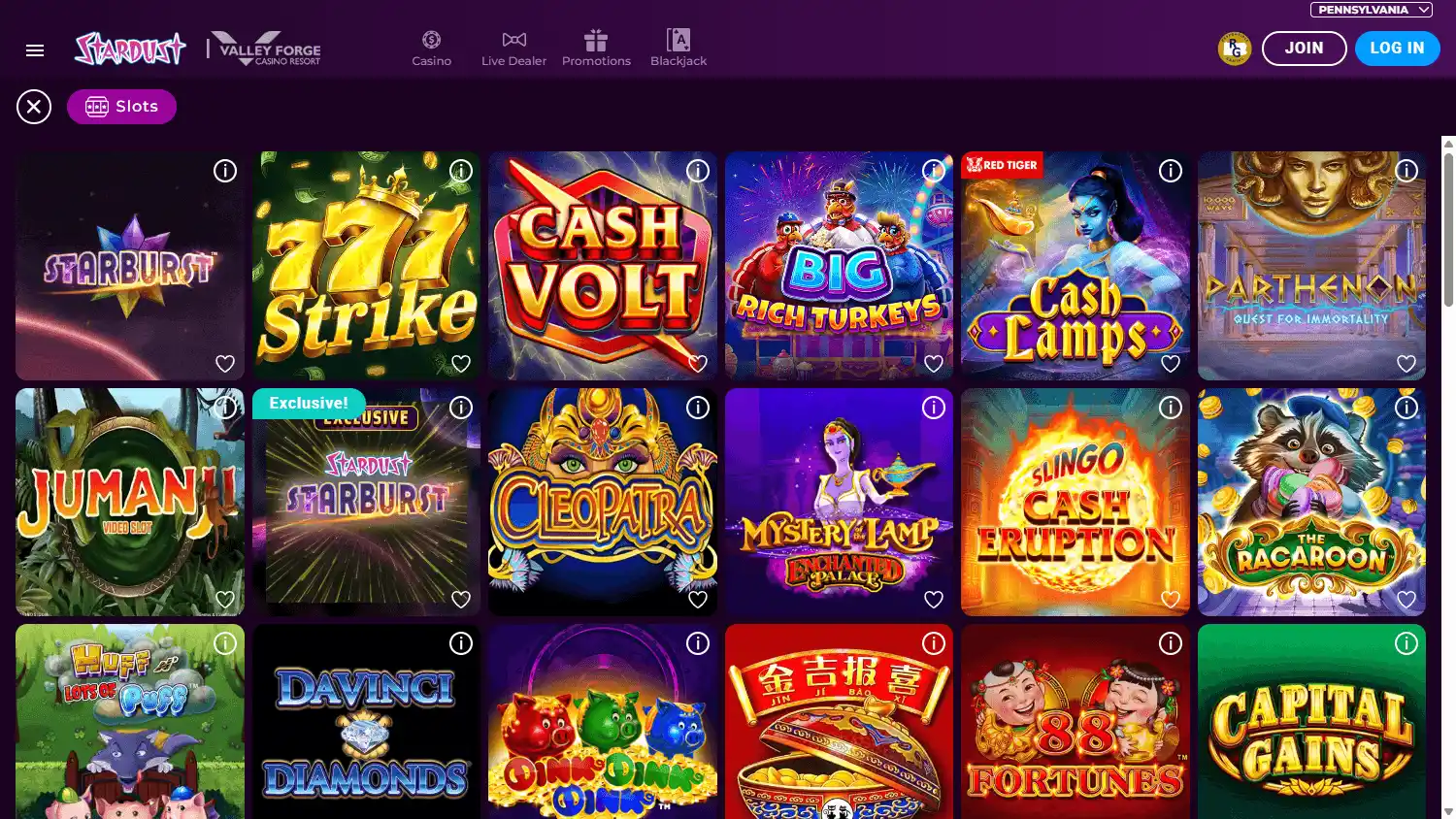 Stardust Casino screenshot 2