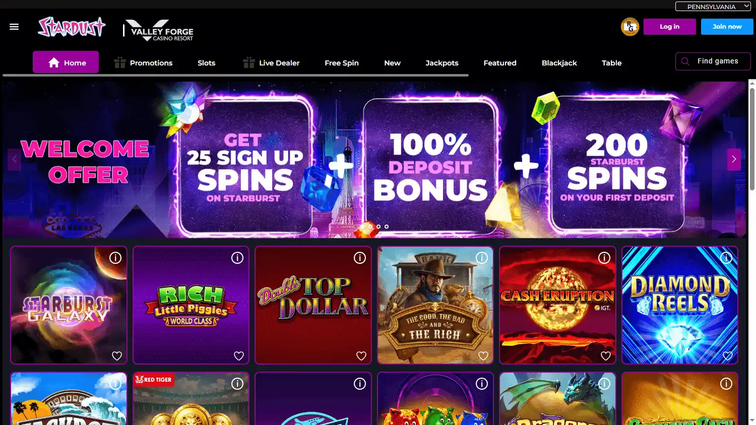 Stardust Casino screenshot 1