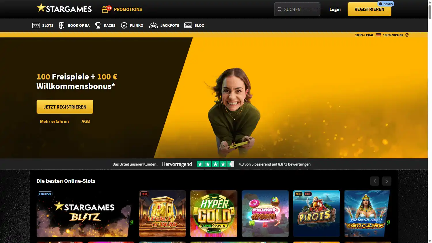 StarGames Casino screenshot 1