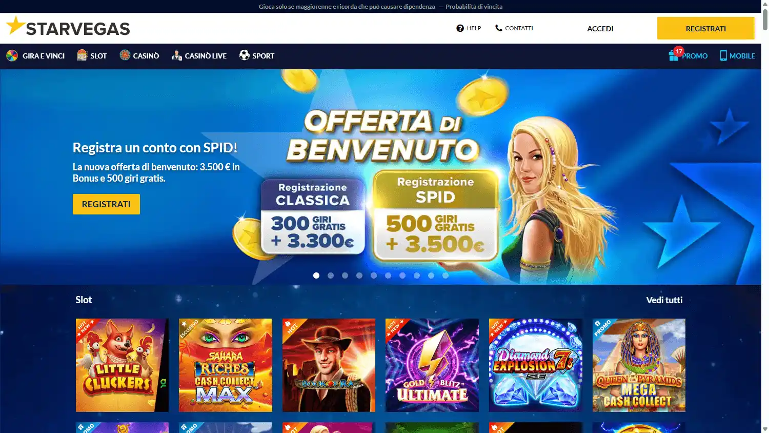 StarVegas Casino screenshot 1