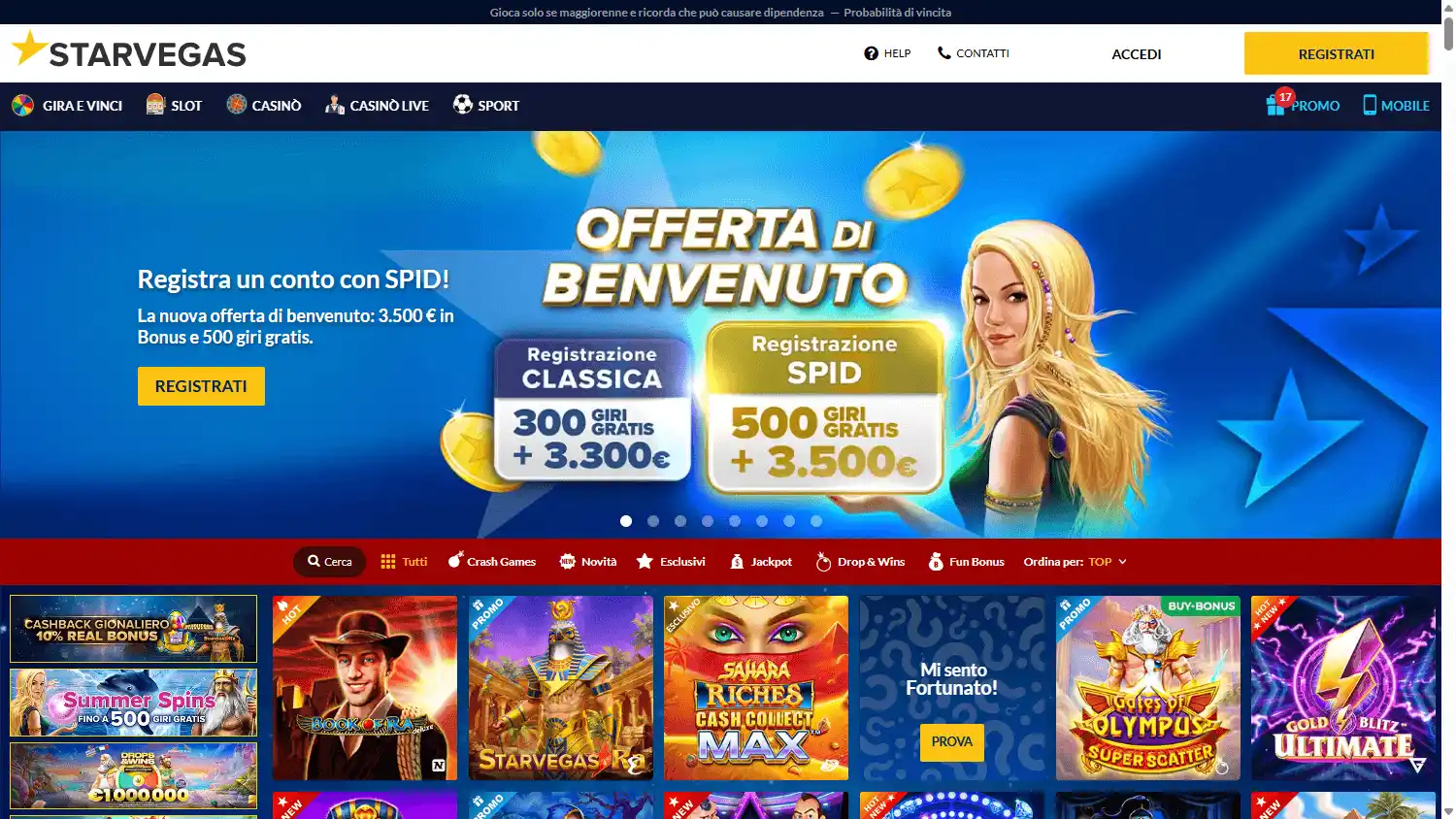 StarVegas Casino IT screenshot 3