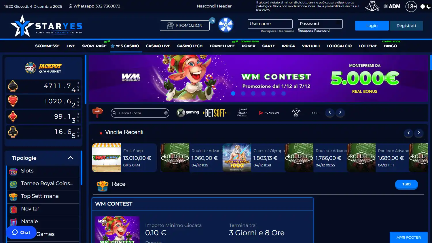 StarYes Casino screenshot 2