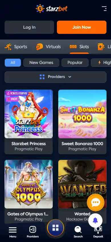 Starzbet Casino screenshot 5