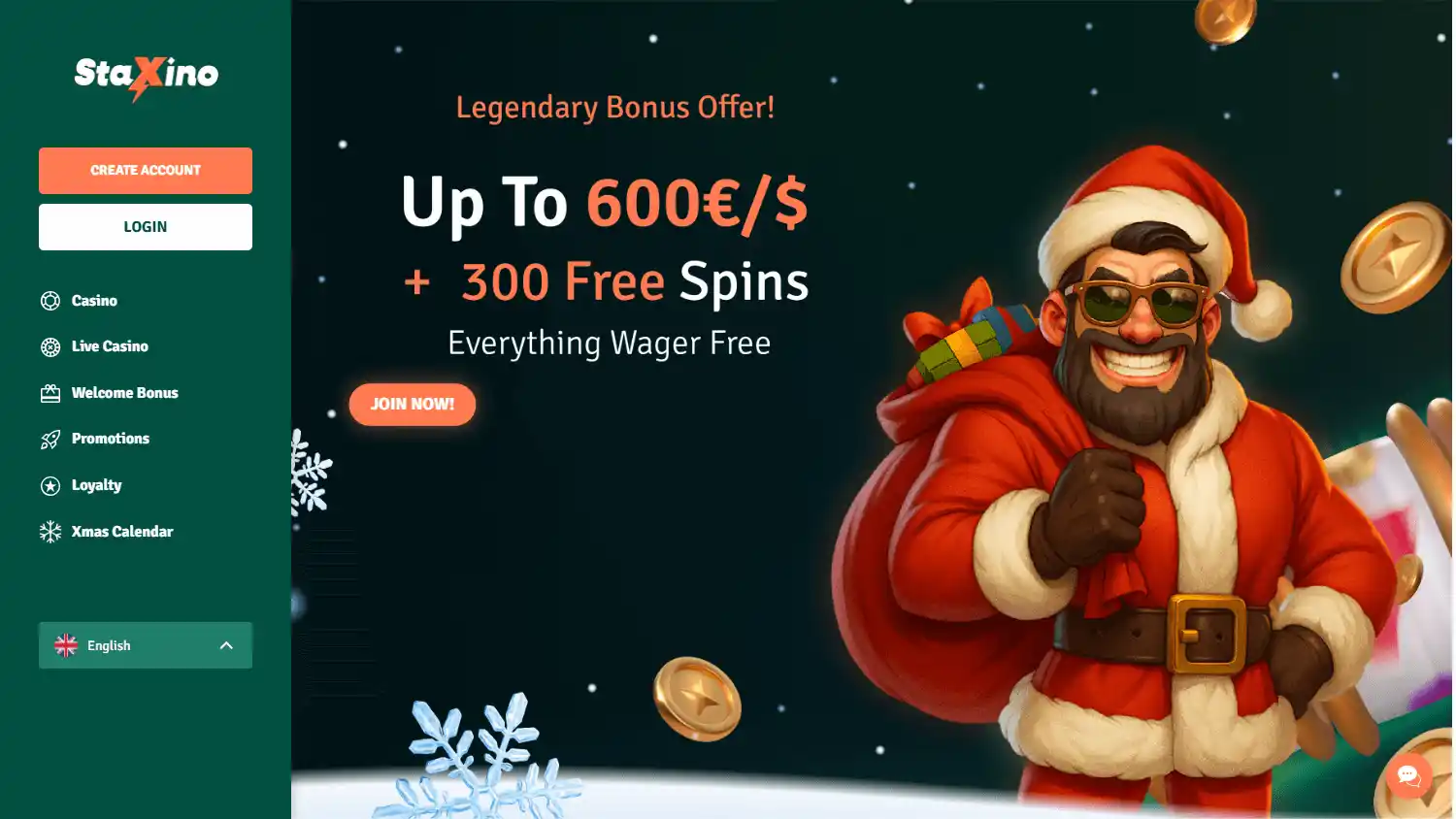 Staxino Casino screenshot 1