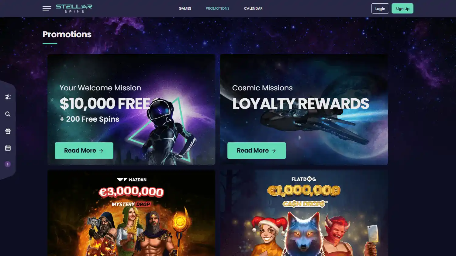 Stellar Spins Casino screenshot 2