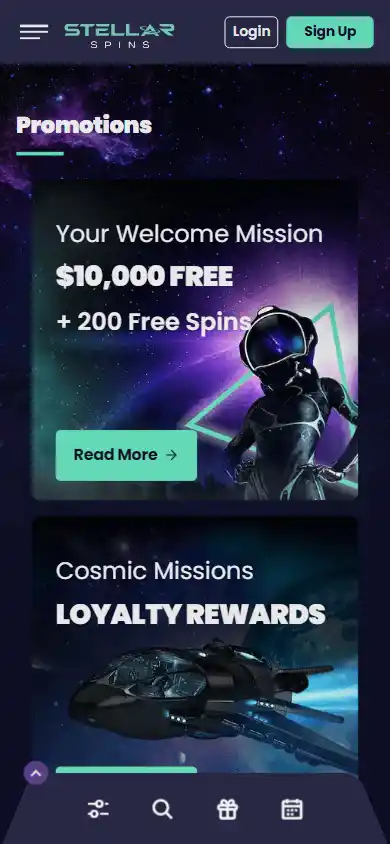 Stellar Spins Casino screenshot 4