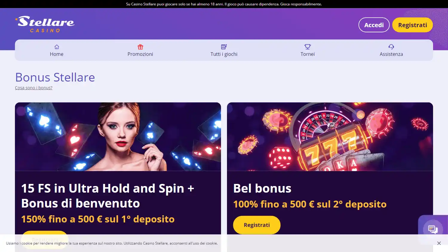Stellare Casino screenshot 3