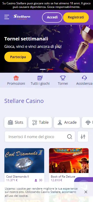 Stellare Casino screenshot 4