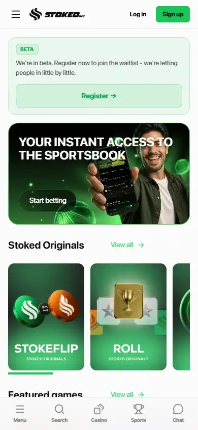 Stoked.bet Casino screenshot 3