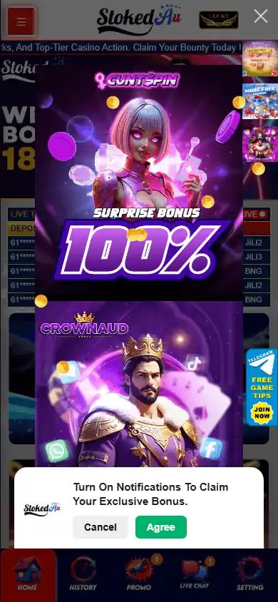 StokedAu Casino screenshot 2