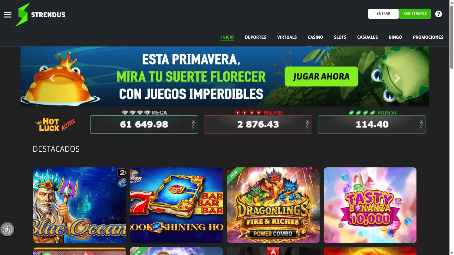 Strendus Casino screenshot 1