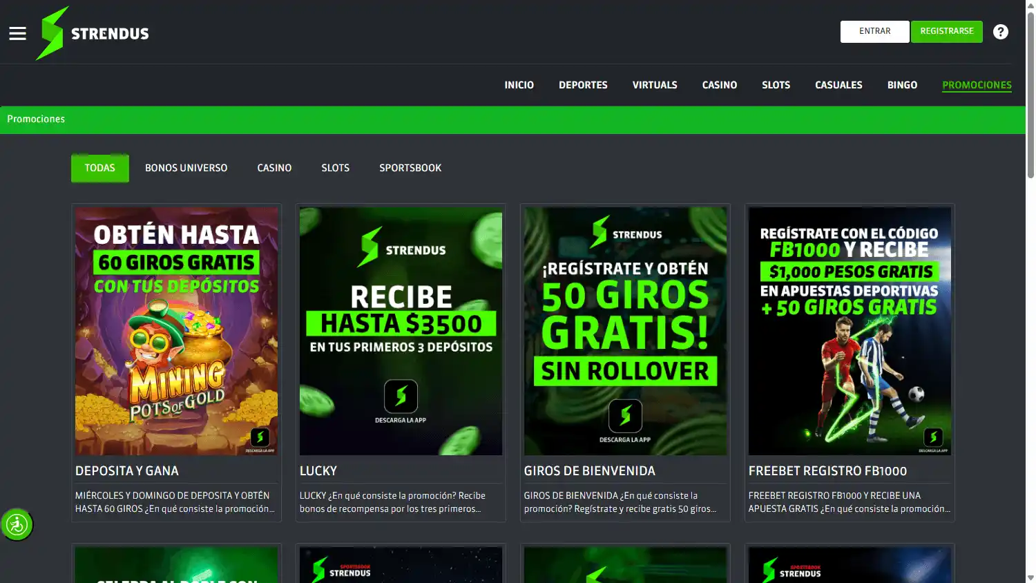 Strendus Casino screenshot 3