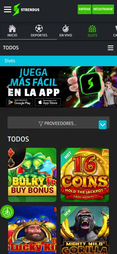 Strendus Casino screenshot 5