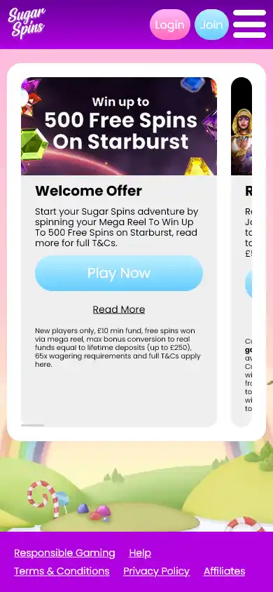 Sugar Spins Casino screenshot 5