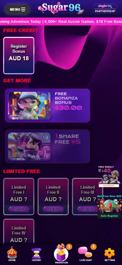 Sugar96 Casino screenshot 6