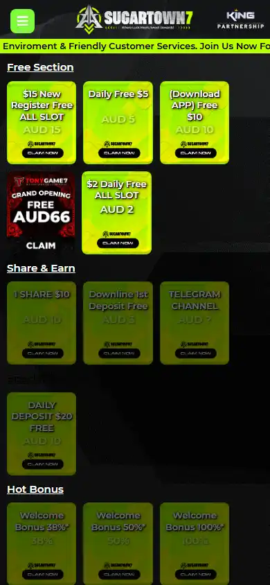 Sugartown7 Casino screenshot 4
