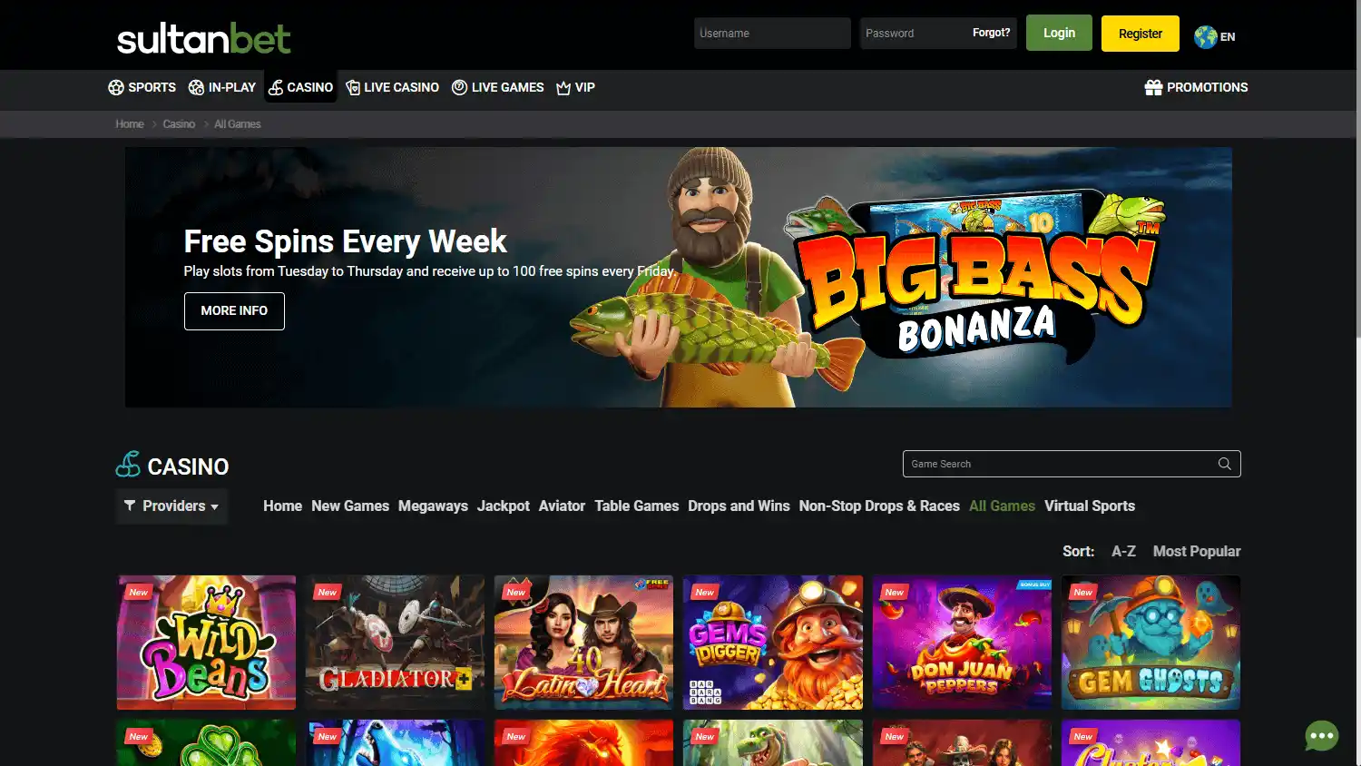 Sultanbet Casino screenshot 2