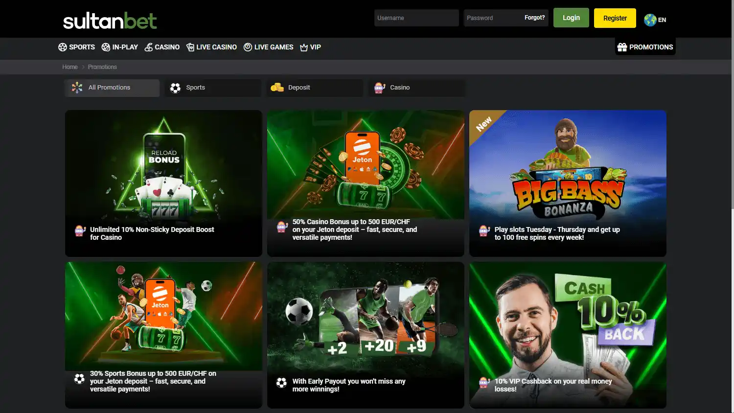 Sultanbet Casino screenshot 3