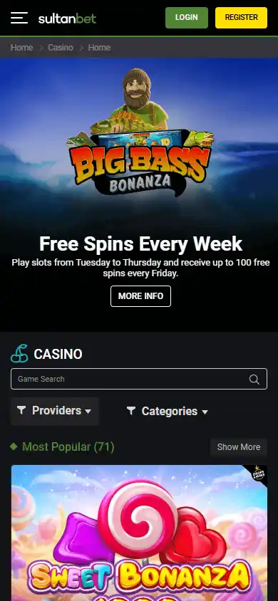 Sultanbet Casino screenshot 4
