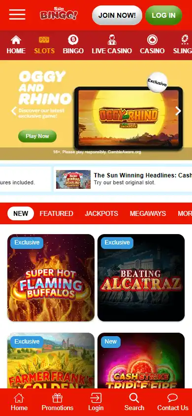 Sun Bingo Casino screenshot 5