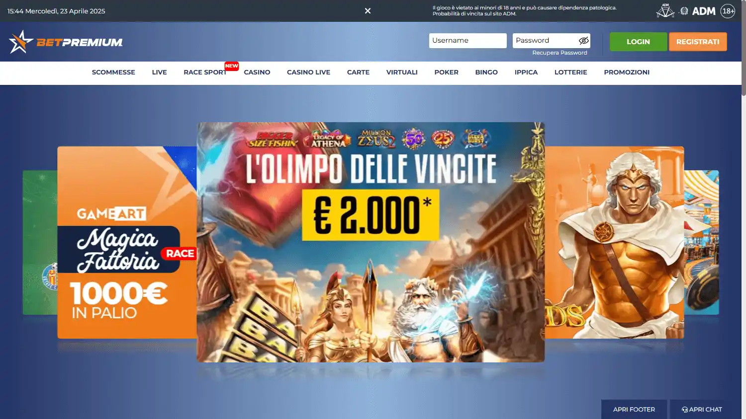 Sunbet Casino IT screenshot 1