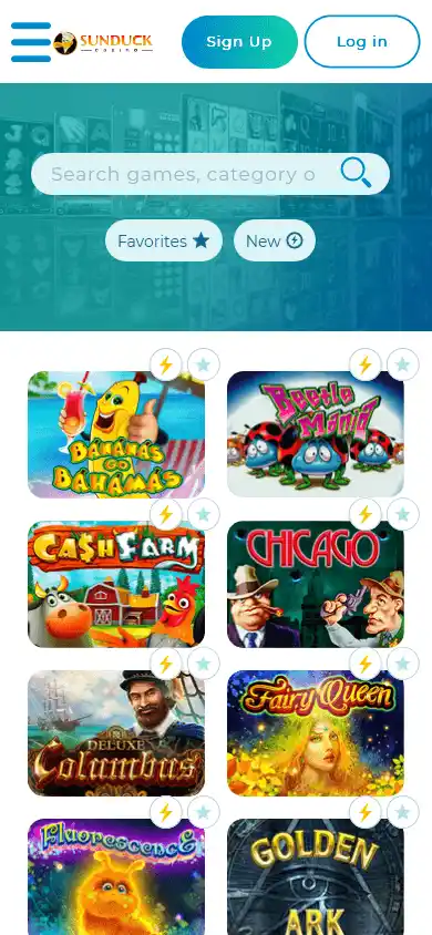 Sunduck Casino screenshot 4
