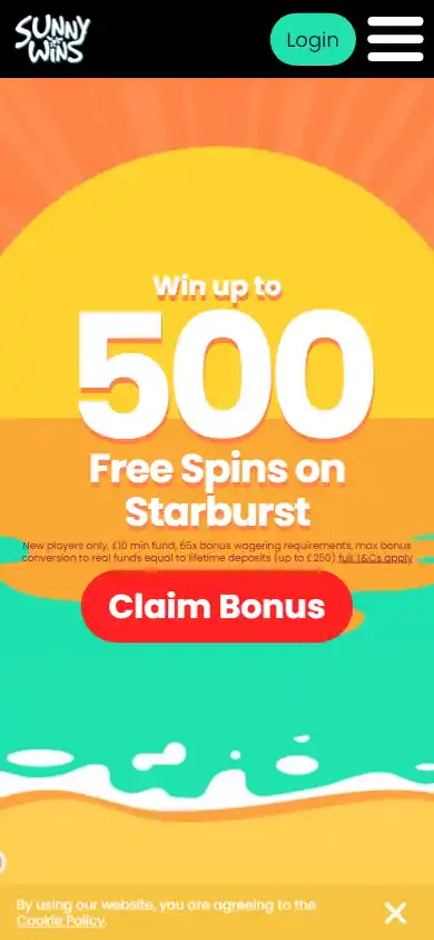 Sunny Wins Casino IE screenshot 5