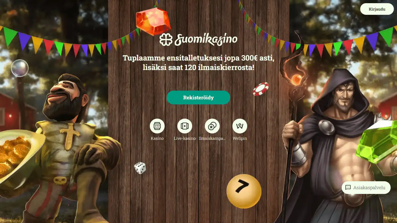 Suomikasino Casino screenshot 1
