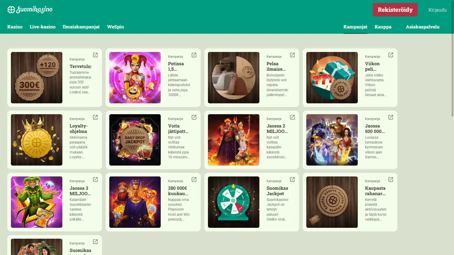 Suomikasino Casino screenshot 4