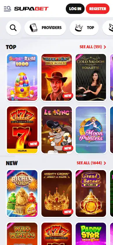 SupaBet Casino screenshot 5
