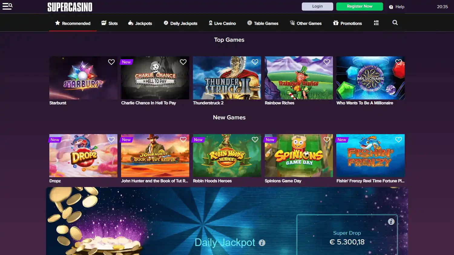 Super Casino screenshot 1