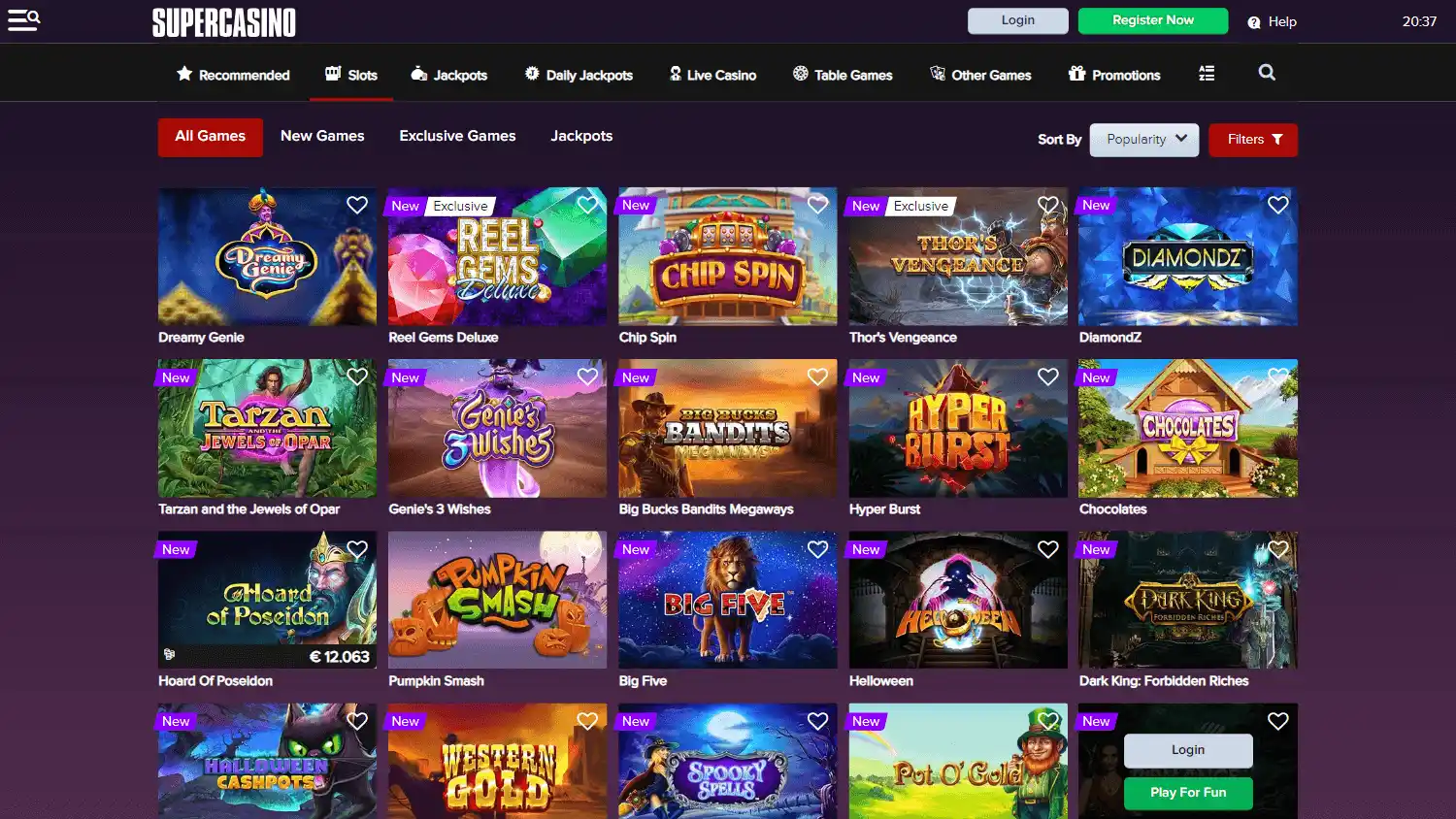 Super Casino screenshot 2
