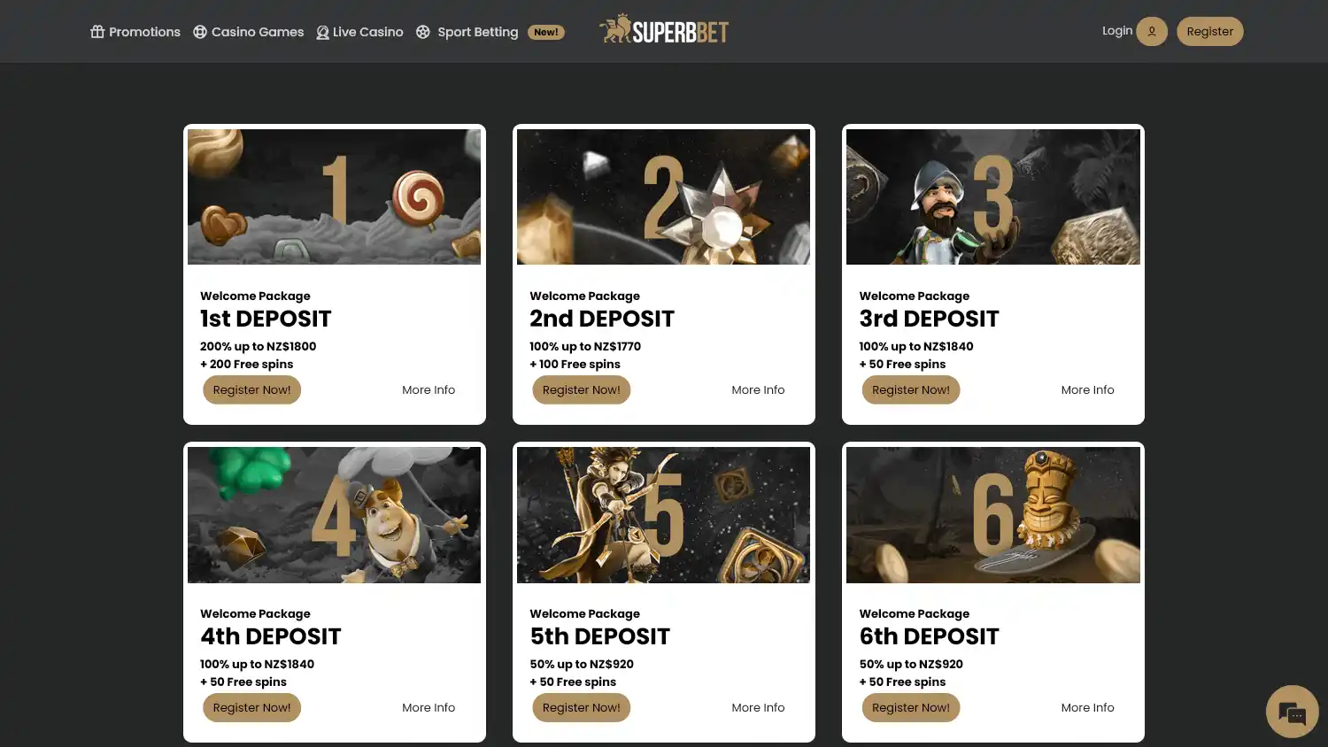 Superb Casino screenshot 3