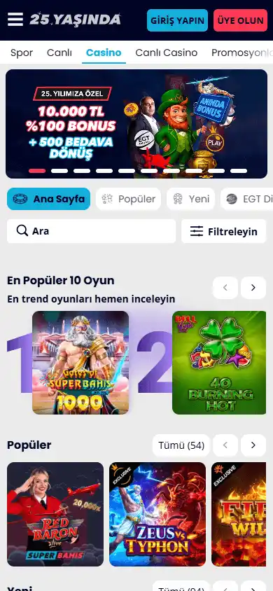 Superbahis Casino screenshot 5