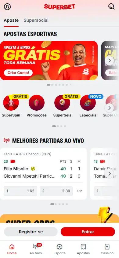 Superbet Casino screenshot 4
