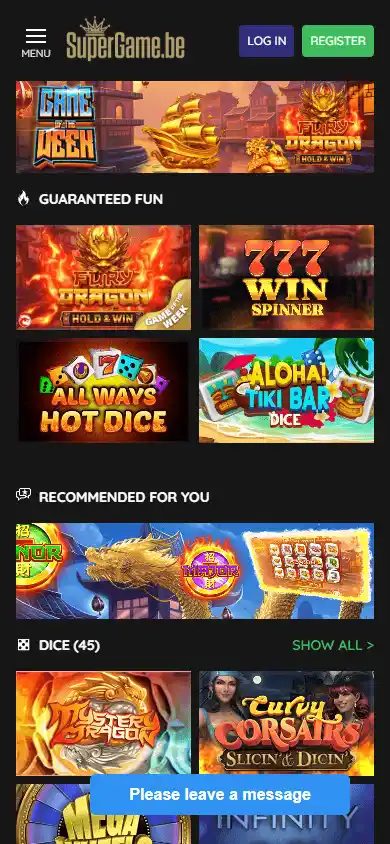 Supergame Casino screenshot 3