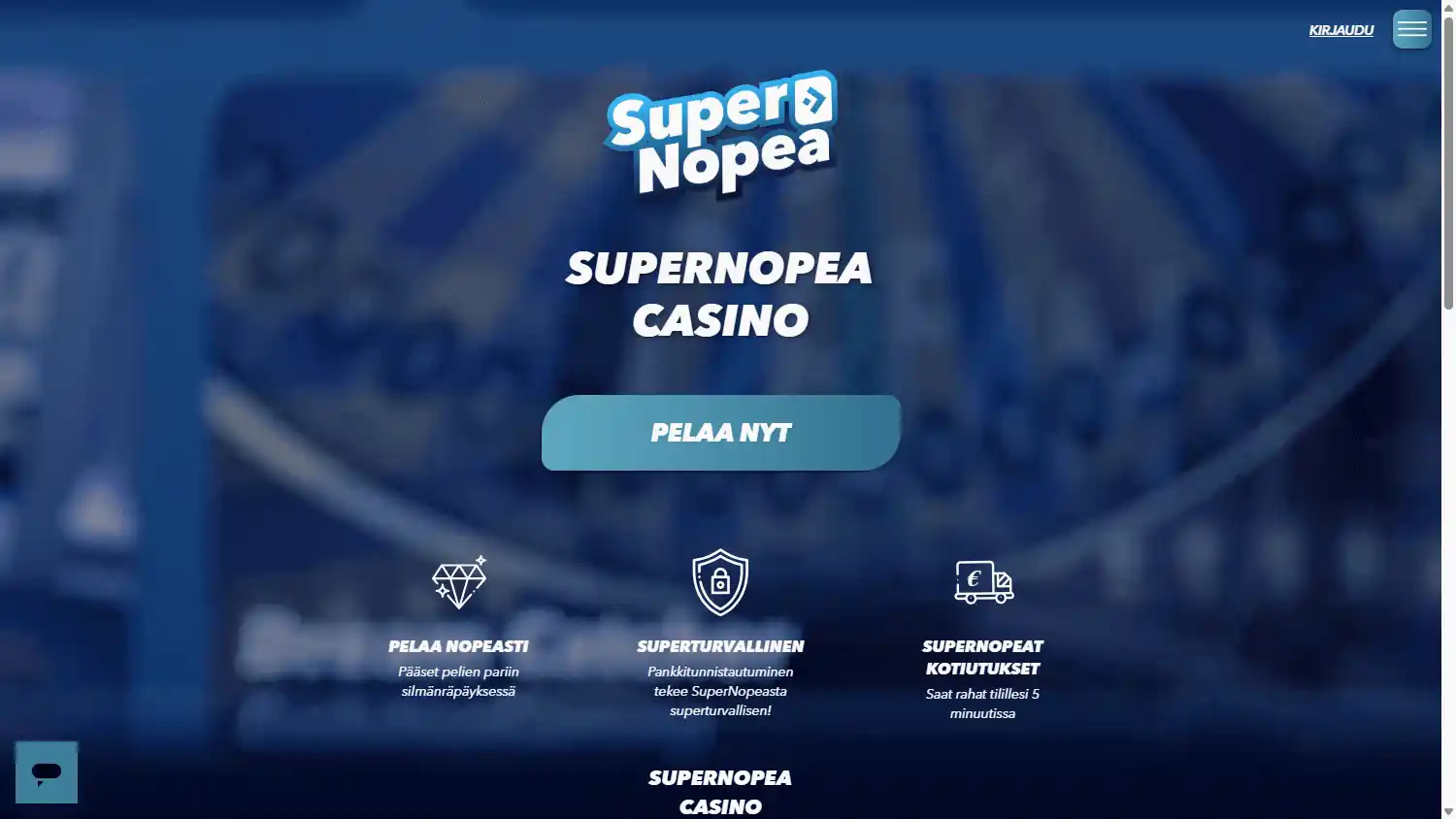 SuperNopea Casino screenshot 1