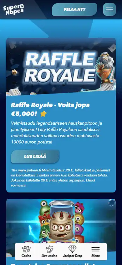 SuperNopea Casino screenshot 6