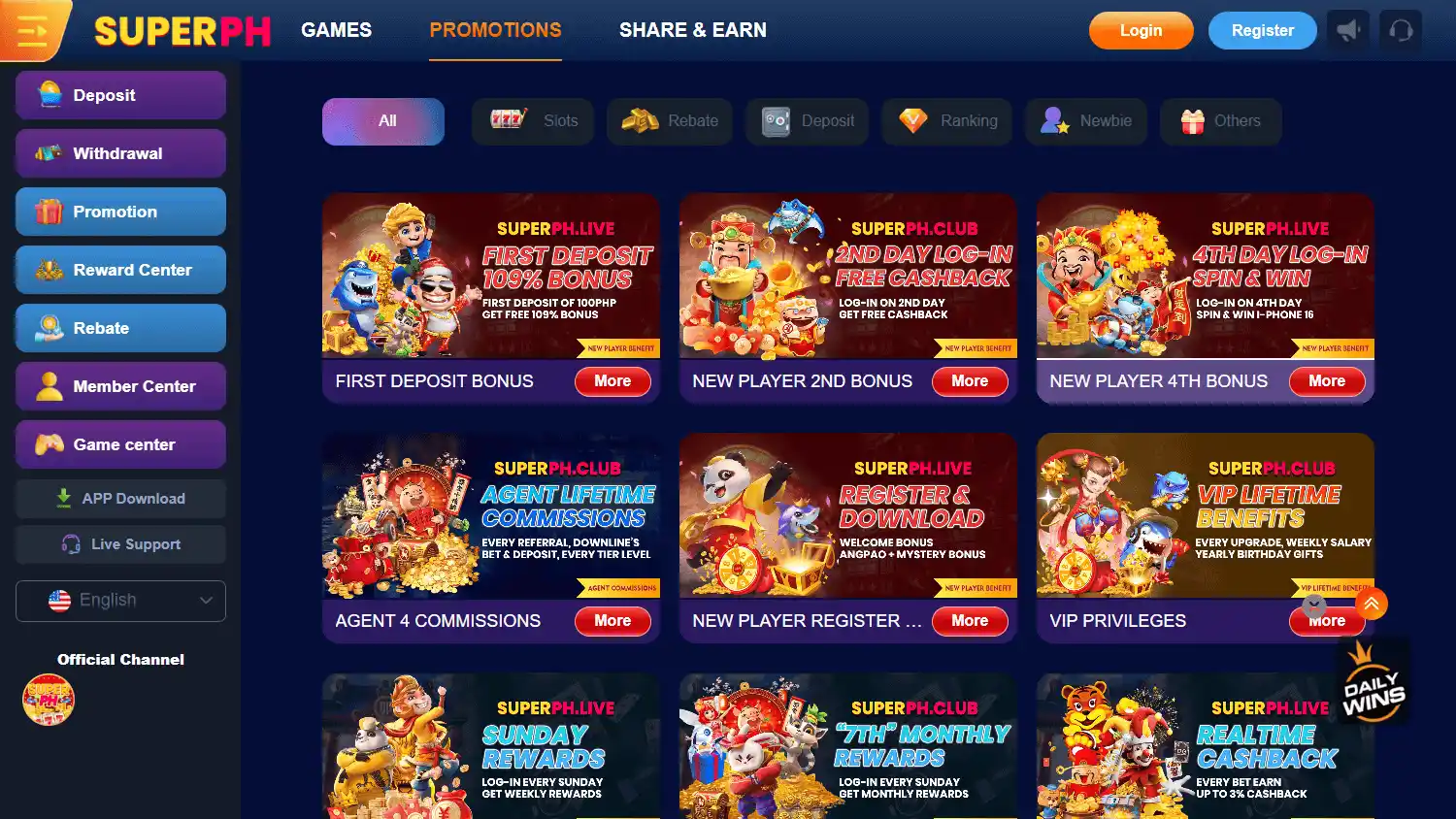SUPERPH Casino screenshot 2