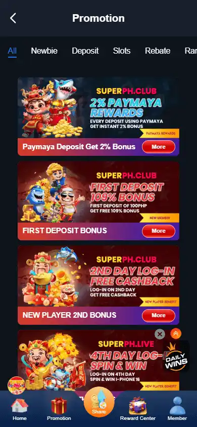 SUPERPH Casino screenshot 4