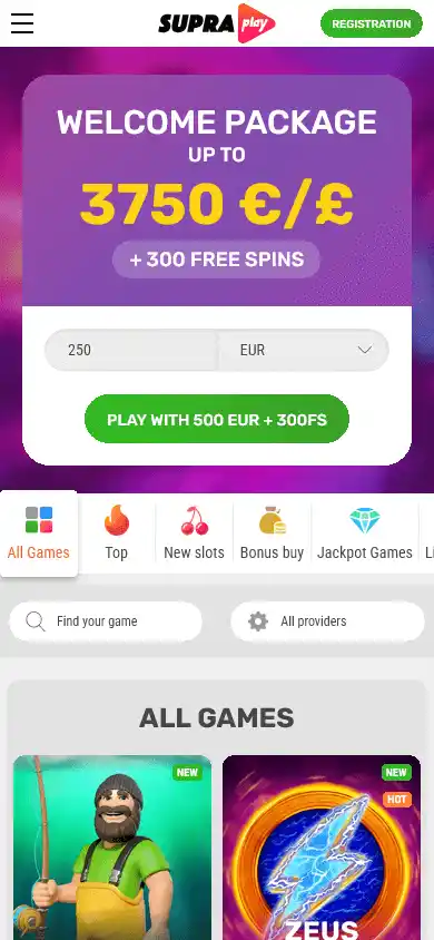 Supraplay Casino screenshot 5