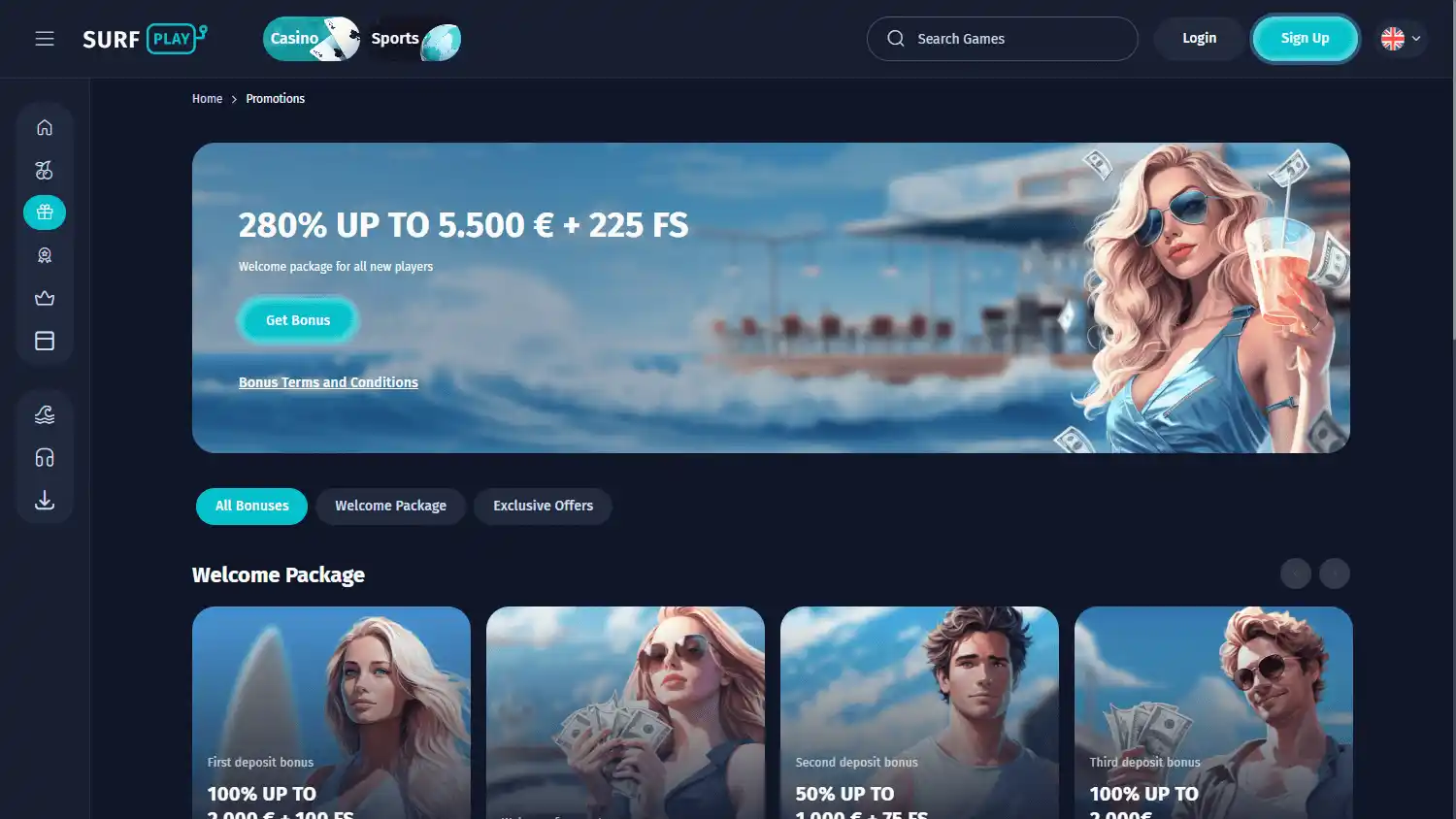 Surfplay Casino screenshot 3