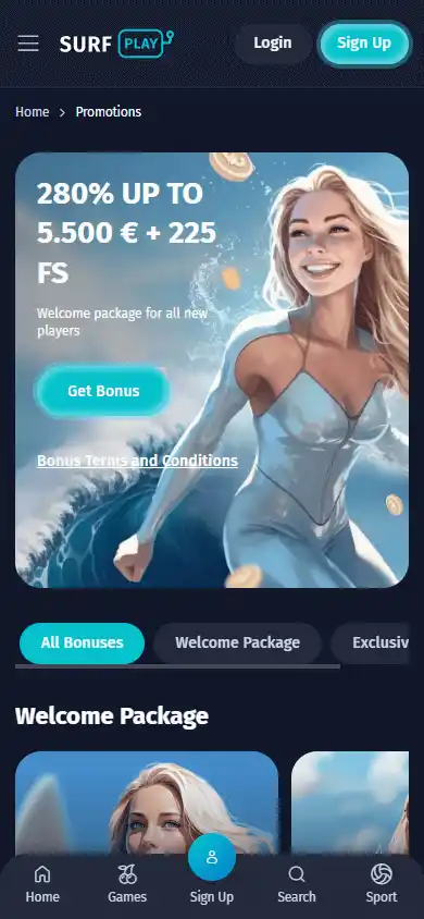 Surfplay Casino screenshot 6