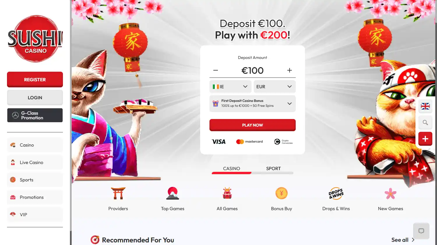 Sushi Casino screenshot 1