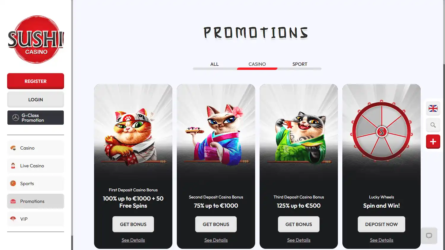 Sushi Casino screenshot 3