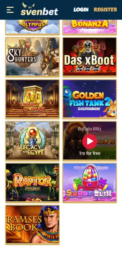 Svenbet Casino screenshot 4
