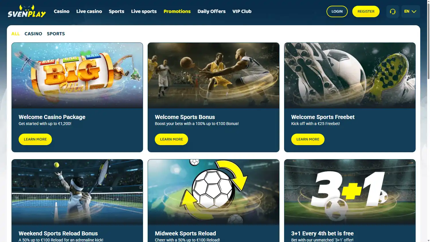 Svenplay Casino screenshot 3