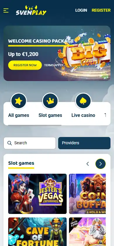Svenplay Casino screenshot 4